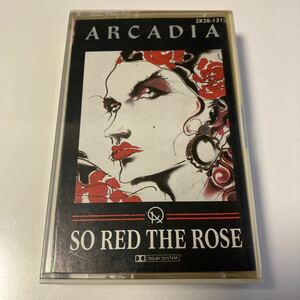【国内盤洋楽カセットテープ】アーケイディア／情熱の赤い薔薇／1985年当時物／歌詞カード付き／カセットテープ、CD多数出品中