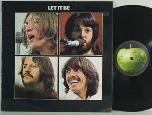 *THE BEATLES[LET IT BE] Britain UK England record *PARLOPHONE PPCS 7096*Apple PCS 7096matoA-2U/B-2U*