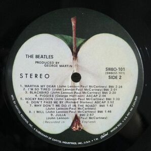 ◆THE BEATLES【ホワイトアルバム】USオリジナル米国盤◆SWBO-101 初回Capitolリム No.あり◆ポートレイト＆ポスター付の画像8