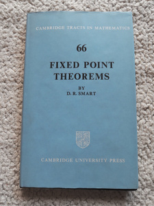 Fixed Point Theorems (Cambridge Tracts in Mathematics 66) D. R. Smart 洋書 不動点定理