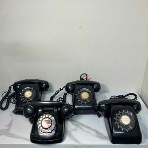A2405-3074 Japan electro- confidence telephone . company black telephone 4 point 600-A2×3 point 4 number A×1 point operation not yet verification therefore junk dial type dirt equipped 120 size packing expectation 