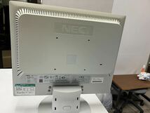 O2405-354 NEC 17インチモニター LCD172V パソコンモニター 通電のみの確認 120-140サイズ発送予定_画像6