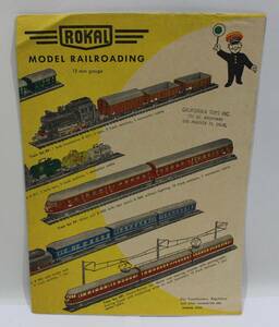  railroad model catalog ROKAL 12mm gauge issue year unknown 