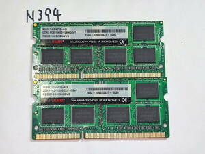 N394 【動作品】 PANRAM ノートパソコン用 メモリ 8GBセット 4GB×2枚組 DDR3-1333 PC3-10600 SO DIMM 1.5V 動作確認済み