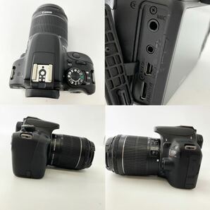 【訳有品】【通電確認済】 Canon EOS Kiss X7 一眼レフカメラ Canon ZOOM LENS EFS 18-55mm EF-S 1:3.5-5.6 IS STM 55-250mm 1:4-5.6 IS 2の画像4