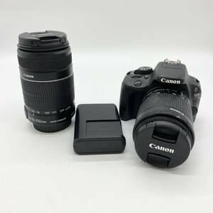 【訳有品】【通電確認済】 Canon EOS Kiss X7 一眼レフカメラ Canon ZOOM LENS EFS 18-55mm EF-S 1:3.5-5.6 IS STM 55-250mm 1:4-5.6 IS 2