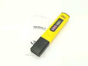 TDS meter tester water quality inspection . new goods unused pet aquarium aquarium instructions attaching 