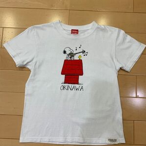 Habu Box ハブボックス 150サイズ 半袖Tシャツ スヌーピー 半袖 Tシャツ 沖縄 キッズ 子供服