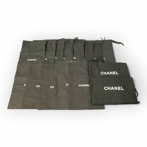 [送料無料]シャネル ヴィトン グッチ 他 保存袋 ショッパー まとめ 巾着 ブランド CHANEL 1400の画像2