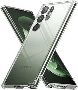 【Ringke】Galaxy S23 Ultra ケース FUSION TPU+PC 黄ばみにくい 耐黄変 落下防止 耐衝撃 米軍