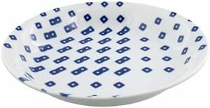 テーブルウェアイースト カレー皿 22cm 北欧風pattern 軽量食器 クロ