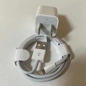 Apple iPhoneアダプター5W【未使用ケーブル付き】セット