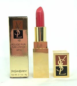 YSL IVISAN LAURENT ROUGE PUR #10 Губная помада 4G ☆ Остальное количество почти полная доставка 140 иен