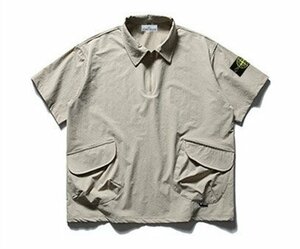送料無料　STONE ISLAND　ストンアイランド　メンズ　ポロシャツ　Tシャツ　ロゴ有り　半袖　ポケット　M-XXL　サイズ選択可能　4313