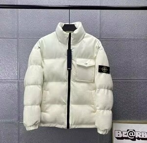 STONE ISLAND　メンズ　防寒コート　マウンテンジャケット　男女兼用　M-3XL　サイズ選択可能　ホワイト　3147