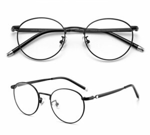 送料無料　メガネフレーム　チタン　超軽量　フルリム　タテ眼鏡　レンズ交換可能　男女兼用 　sc0389