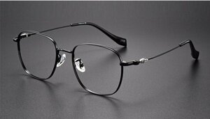 送料無料　超軽量　フルリム　チタン　クラシック　タテ眼鏡　レンズ交換可能 メガネフレーム　トレロ　　男女兼用 　sc0413