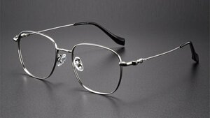 送料無料　超軽量　フルリム　チタン　クラシック　タテ眼鏡　レンズ交換可能 メガネフレーム　トレロ　　男女兼用 　sc0416