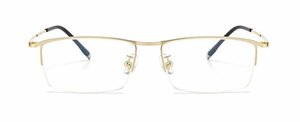 送料無料　メガネフレーム　ハーフリム タテメガネ　眼鏡　レンズ交換可能　チタン　チタニウム　新品　 　男女兼用　 sc0105