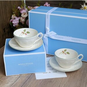 ウェッジウッド wedgwood ティーカップ＆ソーサー 4点セット シンプル　洋食器 インテリア ティーカップ アフタヌーンティー