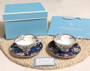 ウェッジウッド wedgwood ティーカップ＆ソーサー 4点セット 洋食器 花柄 インテリア ティーカップ アフタヌーンティー