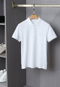 送料無料　キトン　KITON　メンズ　ポロシャツ　半袖　Tシャツ　刺繍ロゴ　新品　S-XXL　サイズ選択可能　4189