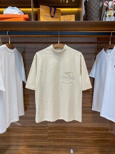 送料無料　Maison Margiela マルタンマルジェラ　メンズ　Tシャツ　半袖　イラスト柄　丸首　男女兼用　S-L　サイズ選択可能　MM6　4001