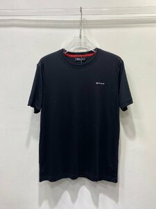 送料無料　キトン　KITON　メンズ　Tシャツ　半袖　文字　ロゴ　丸首　シンプル　M-3XL　サイズ選択可能　黒　4533