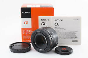 ★超美品★ ソニー SONY DT 50mm F1.8 SAM SAL50F18 元箱★ワンオーナー #17458T