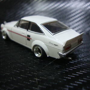 1/64 ダットサン サニー 1200クーペGX-5 NISSAN Sunny Coupe B110 カスタム 8スポークホイール 深リムアルミ製の画像3