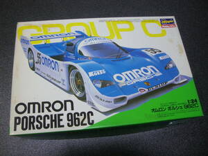  rare! unopened Hasegawa 1/24 OMRON ( Omron ) Porsche 962C group C car 