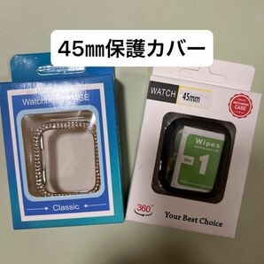 Apple Watch シリーズ7 45㎜ 保護カバー ブラック 