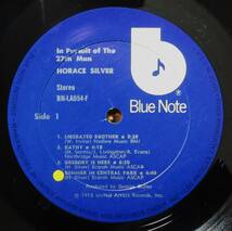 (LP) US/BLUE NOTE(音符) Horace Silver [In Pursuit of The 27th Man] VAN GELDER刻印有り/ホレス・シルヴァー/BN-LA054-F_画像5