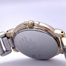 SEIKO セイコー LUCENT ルーセント 4N21-0610 腕時計 ウォッチ クォーツ quartz アイボリー文字盤 コンビ 金 ゴールド 銀 シルバー P463_画像9