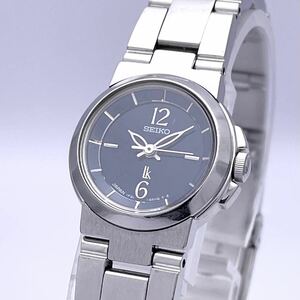SEIKO セイコー LUKIA ルキア 1F21-0AC0 腕時計 ウォッチ クォーツ quartz ネイビー 紺 銀 シルバー P460