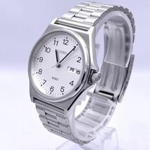SEIKO セイコー SPRIT スピリット 7N43-7180 腕時計 ウォッチ クォーツ quartz デイデイト 銀 シルバー P476_画像2