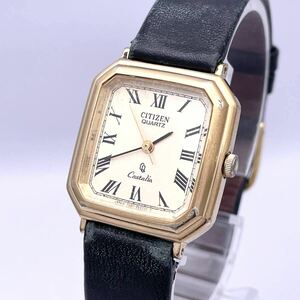 CITIZEN シチズン Castalia カスタリア 4-752929 腕時計 ウォッチ クォーツ quartz 金 ゴールド P493