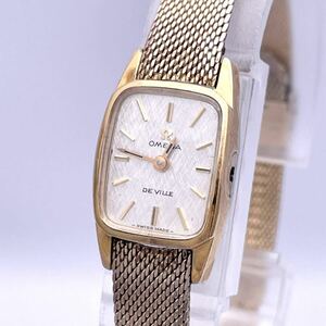 OMEGA オメガ DE VILLE デ ヴィル 腕時計 ウォッチ クォーツ quartz SWISS MADE スイス製 金 ゴールド P532