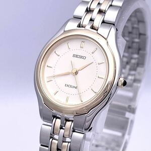 SEIKO Seiko EXCELINE Exceline 4J41-0030 наручные часы часы кварц quartz комбинированный золотой серебряный Gold серебряный P543