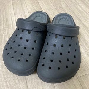 クロックス　 CROCS 23センチ クラシッククロッグ　ブラック　 クロックバンド crocs