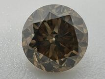 S6★1.003ct SI-1 Fancy Intense Brown★ 天然 ダイヤモンド ルース ソーティング付き 最落なし ダイヤ 宝石 jewelry_画像2