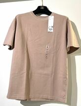 新品タグ付き　UNIQLO ユニクロ　クルーネックTシャツ　男女兼用　ピンク_画像4