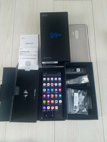 Galaxy S9＋ SCV39 6.2インチ メモリー6GB ストレージ64GB チタニウムグレー au