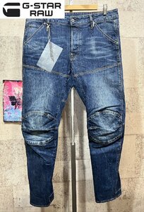 未使用 G-STAR RAW 5620 3D SLIM エルウッド ストレッチ デニム 34/32 ジースター ELWOOD