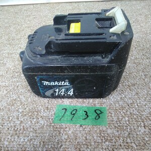 7938 ジャンク品 送料520円 充電不可マキタ 14.4v 純正品 リチウムイオンバッテリ BL1430 makita Li-ion バッテリー 電動工具 ツール