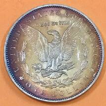 銀貨 1882年　1ドル　モルガンダラー銀貨　自由の女神　アメリカ　硬貨硬貨 古銭 貿易銀 コイン 竜 _画像2