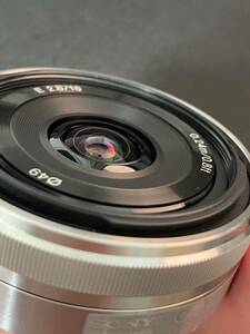 【美品】ソニー SONY E 16mm F2.8　SEL16F28