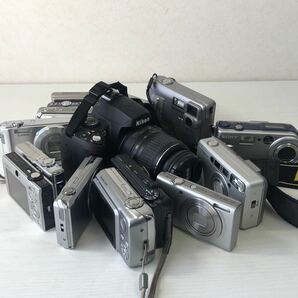 デジタルカメラ 15点まとめて Nikon Canon CASIO FUJIFILM SONY Panasonic 中古現状品の画像9