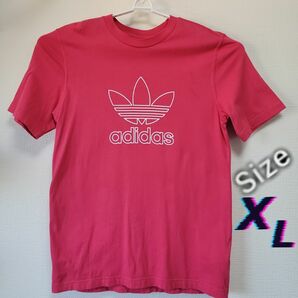 即日発送 メンズ XL adidas アディダス 半袖Ｔシャツ ネオンカラー