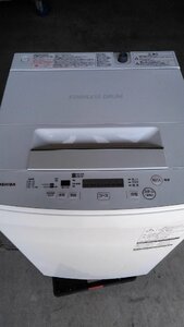 中古品　東芝　TOSHIBA　洗濯機　AW-45M5（W）2018年
